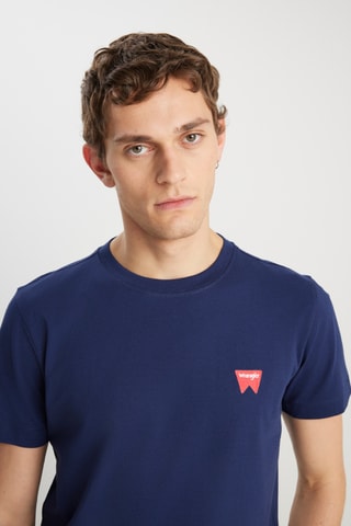 T-shirt regular - Marineblauw