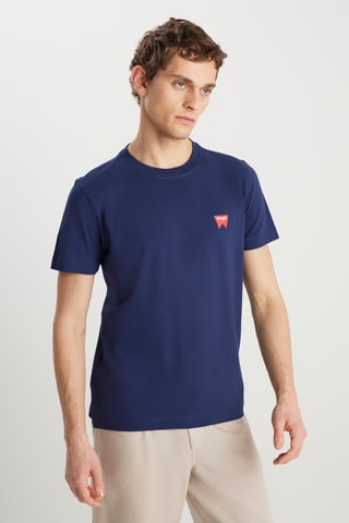T-shirt regular - Marineblauw