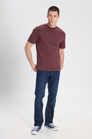 T-shirt regular - Bordeauxrood