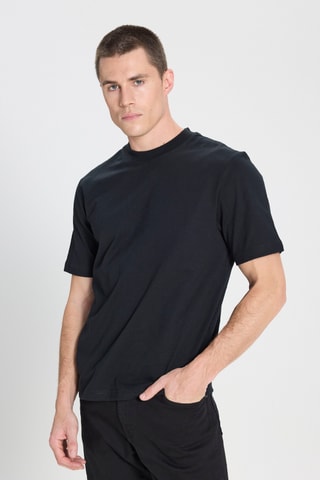 T-shirt regular - Zwart