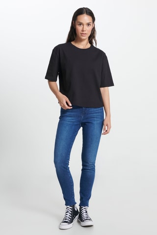 T-shirt relaxed - Zwart