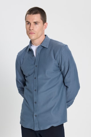 Overhemd Regular Fit - Indigoblauw