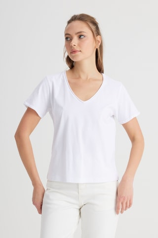 T-shirt regular - Wit