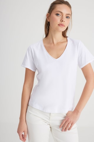 T-shirt regular - Wit