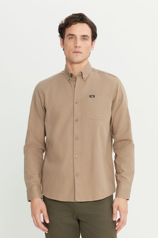 Overhemd Regular Fit - Beige