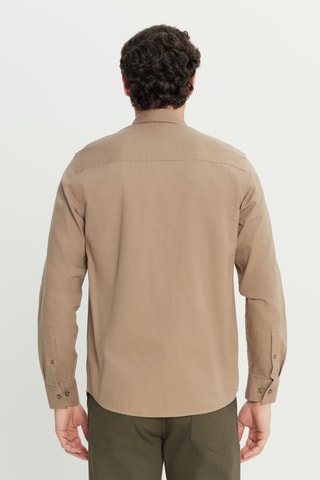 Overhemd Regular Fit - Beige