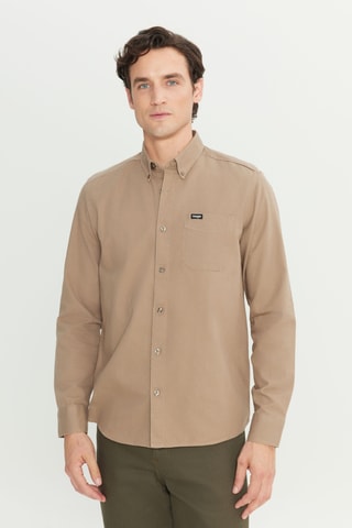 Overhemd Regular Fit - Beige