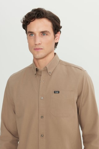 Overhemd Regular Fit - Beige