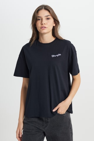 T-shirt regular - Zwart