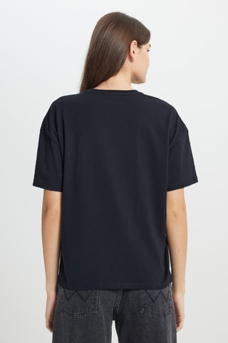 T-shirt regular - Zwart