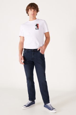 Rechte Jeans - Donkerblauw