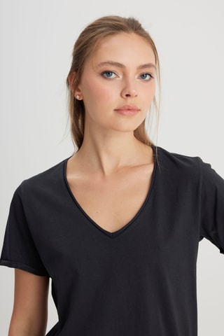 T-shirt regular - Zwart