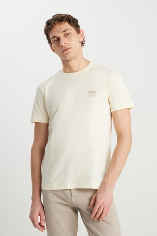 T-shirt regular - Ecru