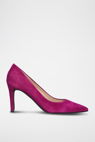 Escarpins en cuir - Fuchsia