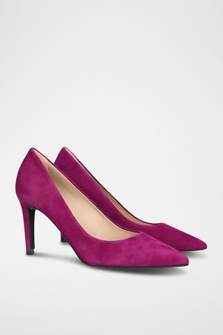 Escarpins en cuir - Fuchsia