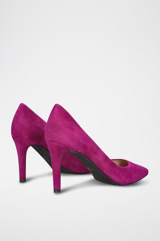 Escarpins en cuir - Fuchsia