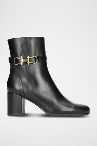Bottines en cuir - Noir