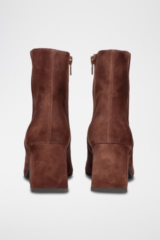 Bottines en cuir - Marron
