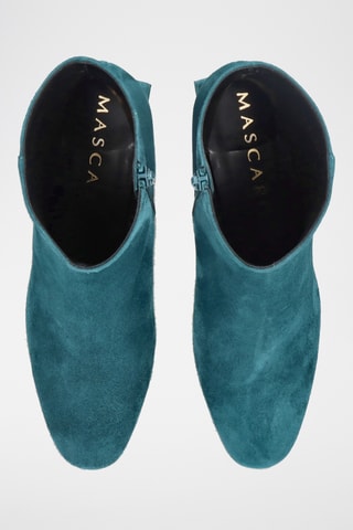 Bottines en cuir - Turquoise