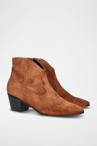 Santiags en cuir - Marron