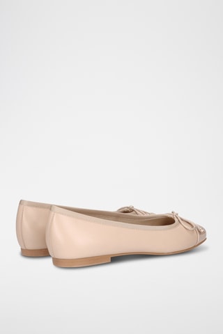 Ballerines en cuir - Beige