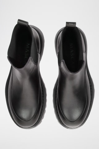 Bottines Chelsea en cuir - Noir