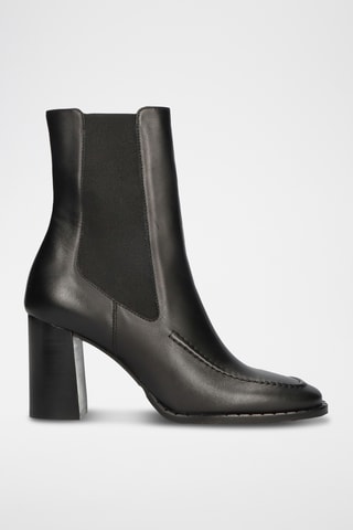 Bottines Chelsea en cuir - Noir