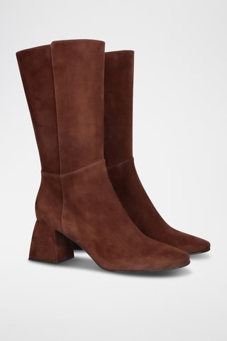 Bottes en cuir - Marron