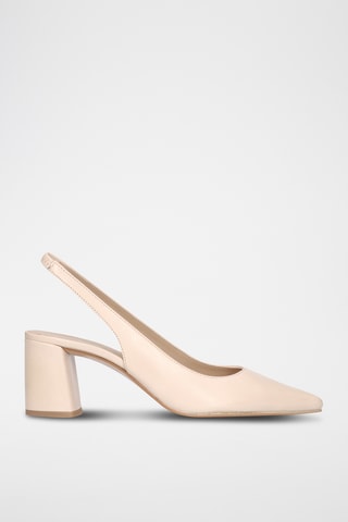 Escarpins en cuir - Beige