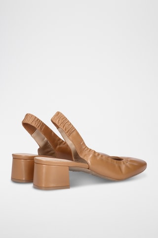 Escarpins en cuir - Camel