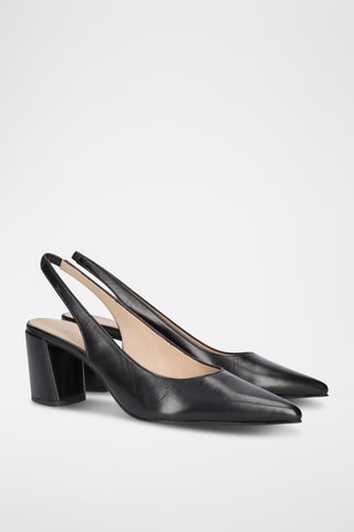 Escarpins en cuir - Noir