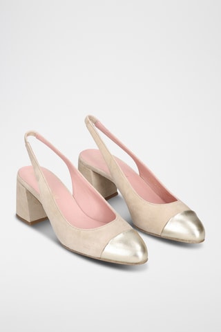 Escarpins en cuir - Beige
