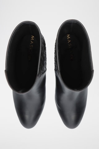 Bottines en cuir - Noir