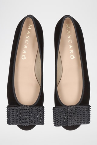 Ballerines en cuir - Noir