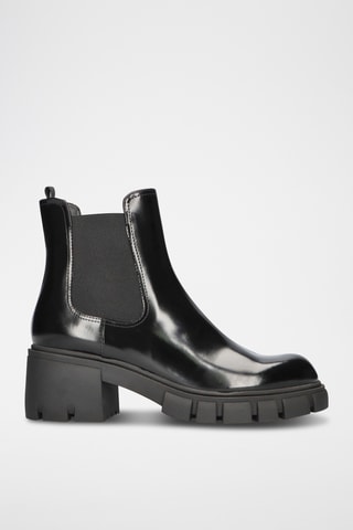 Bottines Chelsea en cuir - Noir