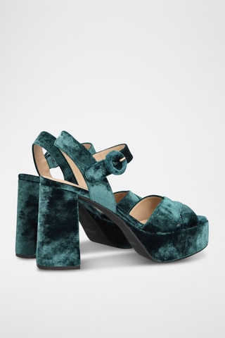 Sandales à talons - Vert