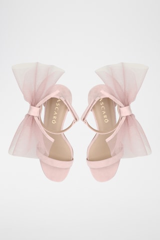 Sandales à talons en cuir - Rose