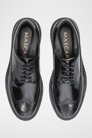 Derbys en cuir verni - Noir