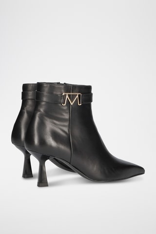 Bottines en cuir - Noir