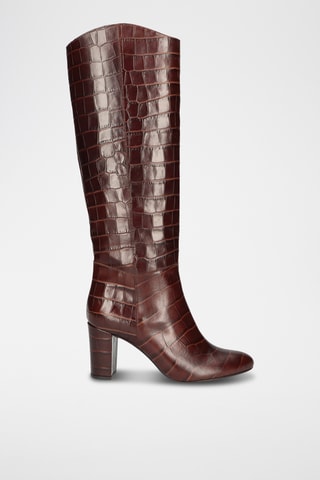 Bottes en cuir - Marron