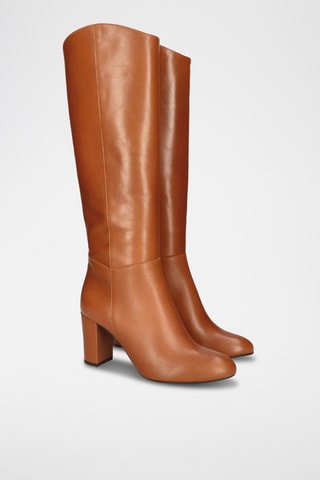 Bottes en cuir - Marron