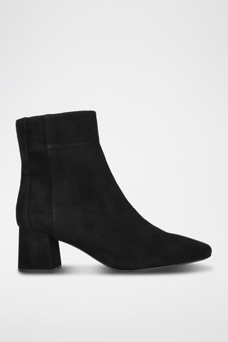 Bottines en cuir - Noir