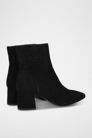 Bottines en cuir - Noir