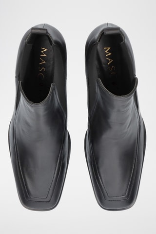 Bottines Chelsea en cuir - Noir