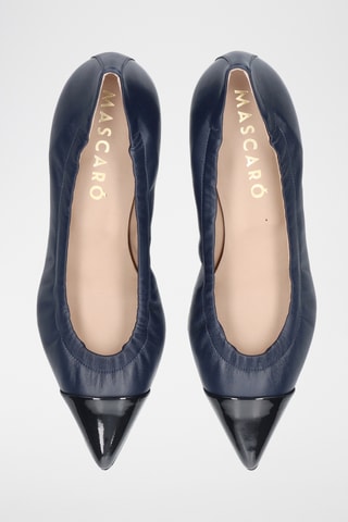 Escarpins en cuir - Bleu