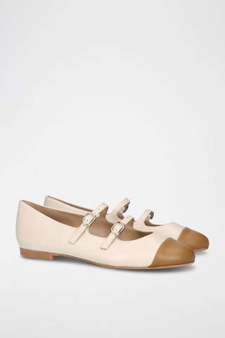 Babies en cuir - Beige