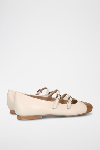 Babies en cuir - Beige