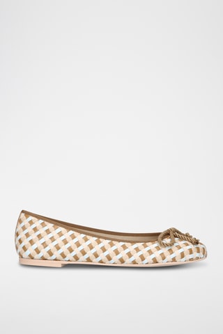 Ballerines en cuir - Beige