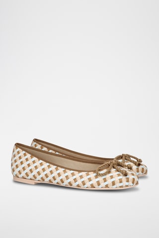 Ballerines en cuir - Beige