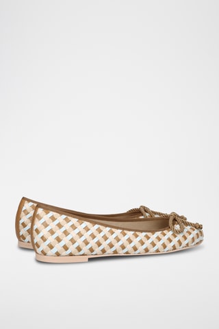 Ballerines en cuir - Beige